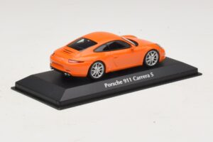 Porsche 911 991 Carrera S Oranje Maxichamps 1:43 940060221 Metaal — afbeelding 2 van 5