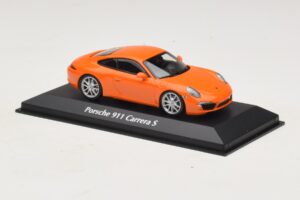 Porsche 911 991 Carrera S Oranje Maxichamps 1:43 940060221 Metaal — afbeelding 3 van 5