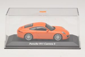 Porsche 911 991 Carrera S Oranje Maxichamps 1:43 940060221 Metaal — afbeelding 4 van 5