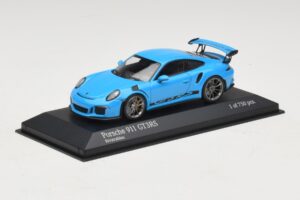 Porsche 911 991 GT3 RS Blauw Minichamps 1:43 410063222 Metaal — afbeelding 2 van 5
