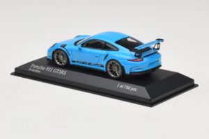 Porsche 911 991 GT3 RS Blauw Minichamps 1:43 410063222 Metaal — afbeelding 3 van 5