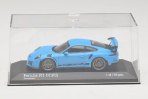 Porsche 911 991 GT3 RS Blauw Minichamps 1:43 410063222 Metaal — afbeelding 4 van 5