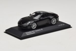 Porsche 911 992 Carrera 4S Zwart Metallic Minichamps 1:43 410069320 Metaal — afbeelding 2 van 5