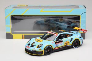 Porsche 911 992 Rally GT #1 C. Cherain / D. Withers Rallye de Wallonie 2025 IXO 1:18 18RMC254 Metaal — afbeelding 6 van 6