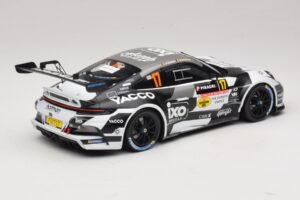Porsche 911 992 Rally GT #17 C. De Cecco / J. Humblet Rallye de Wallonie 2025 IXO 1:18 18RMC255 Metaal — afbeelding 2 van 6