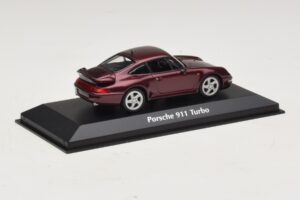 Porsche 911 993 Turbo Rood Metallic Maxichamps 1:43 940069200 Metaal — afbeelding 2 van 5