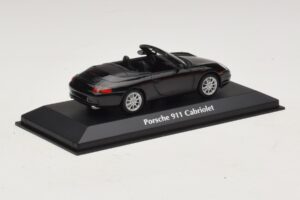 Porsche 911 996 Cabriolet Zwart Metallic Maxichamps 1:43 940061030 Metaal — afbeelding 2 van 5
