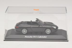 Porsche 911 996 Cabriolet Zwart Metallic Maxichamps 1:43 940061030 Metaal — afbeelding 4 van 5