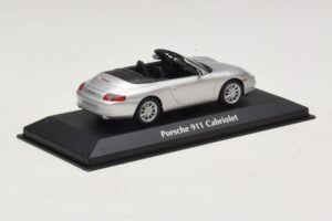 Porsche 911 996 Cabriolet Zilver Maxichamps 1:43 940061031 Metaal — afbeelding 2 van 5