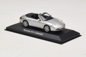 Porsche 911 996 Cabriolet Zilver Maxichamps 1:43 940061031 Metaal — afbeelding 3 van 5