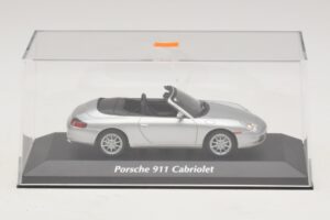 Porsche 911 996 Cabriolet Zilver Maxichamps 1:43 940061031 Metaal — afbeelding 4 van 5
