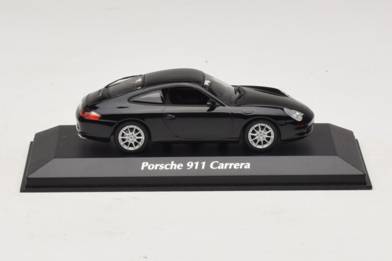 Porsche 911 996 Carrera Zwart Maxichamps 1:43 940061020 Metaal