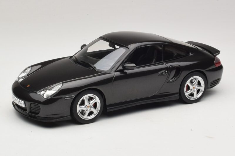 Porsche 911 996 Turbo Zwart Metallic KK-Scale 1:18 KKDC181472 Metaal