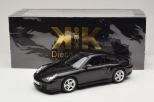 Porsche 911 996 Turbo Zwart Metallic KK-Scale 1:18 KKDC181472 Metaal — afbeelding 6 van 6