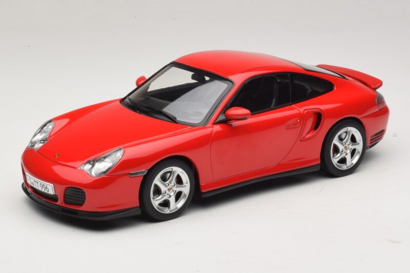 Porsche 911 996 Turbo Rood KK-Scale 1:18 KKDC181474 Metaal