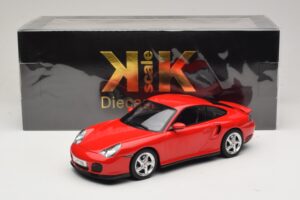 Porsche 911 996 Turbo Rood KK-Scale 1:18 KKDC181474 Metaal — afbeelding 6 van 6