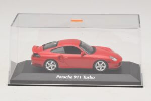 Porsche 911 996 Turbo Rood Maxichamps 1:43 940069300 Metaal — afbeelding 4 van 5