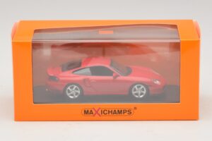 Porsche 911 996 Turbo Rood Maxichamps 1:43 940069300 Metaal — afbeelding 5 van 5