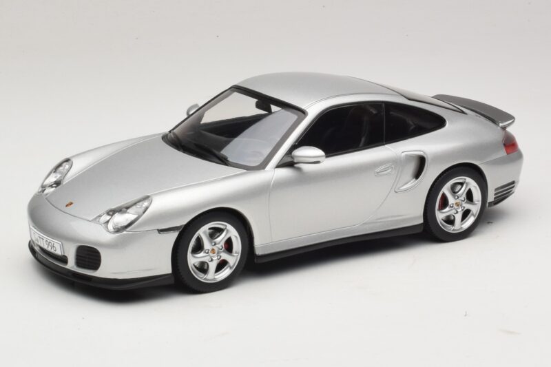 Porsche 911 996 Turbo Zilver KK-Scale 1:18 KKDC181471 Metaal