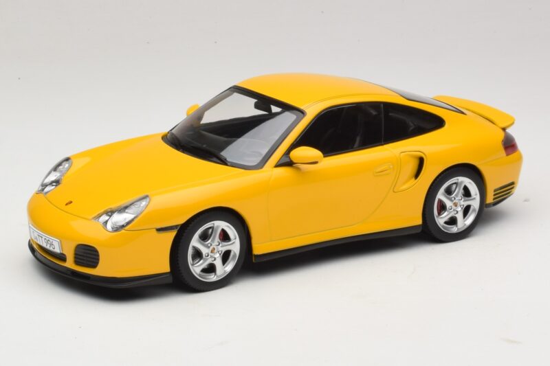Porsche 911 996 Turbo Geel KK-Scale 1:18 KKDC181473 Metaal