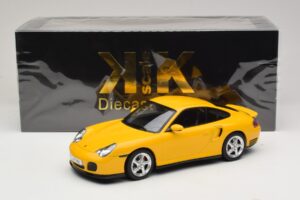Porsche 911 996 Turbo Geel KK-Scale 1:18 KKDC181473 Metaal — afbeelding 6 van 6