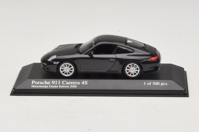 Porsche 911 997 Carrera 4S Grijs Metallic Minichamps 1:43 403066430 Metaal