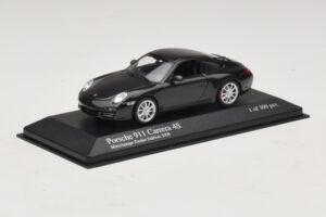 Porsche 911 997 Carrera 4S Grijs Metallic Minichamps 1:43 403066430 Metaal — afbeelding 2 van 5