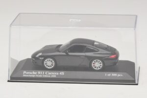 Porsche 911 997 Carrera 4S Grijs Metallic Minichamps 1:43 403066430 Metaal — afbeelding 4 van 5