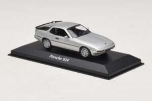 Porsche 924 Zilver Maxichamps 1:43 940062120 Metaal — afbeelding 3 van 5