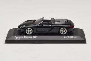 Porsche Carrera GT Zwart Minichamps 1:43 430060230 Metaal