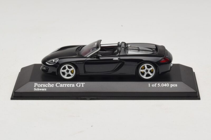 Porsche Carrera GT Zwart Minichamps 1:43 430060230 Metaal