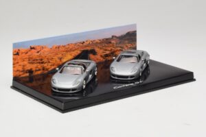 Porsche Carrera GT Spider & Coupé Set Zilver Minichamps 1:43 WAP02010314 Metaal — afbeelding 2 van 5