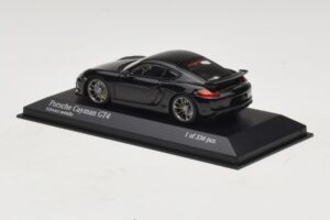 Porsche Cayman GT4 981 Black Metallic Minichamps 1:43 410066121 Metaal — afbeelding 3 van 5