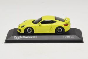Porsche Cayman GT4 981 Groen Minichamps 1:43 410066122 Metaal