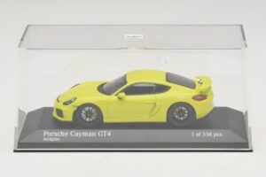 Porsche Cayman GT4 981 Groen Minichamps 1:43 410066122 Metaal — afbeelding 4 van 5