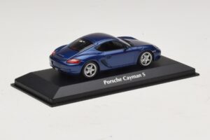 Porsche Cayman S 987 Blauw Metallic Maxichamps 1:43 940065621 Metaal — afbeelding 2 van 5