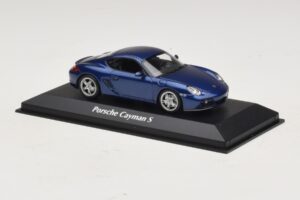 Porsche Cayman S 987 Blauw Metallic Maxichamps 1:43 940065621 Metaal — afbeelding 3 van 5