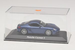 Porsche Cayman S 987 Blauw Metallic Maxichamps 1:43 940065621 Metaal — afbeelding 4 van 5