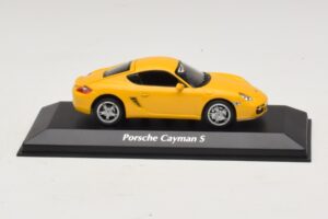Porsche Cayman S 987 Geel Maxichamps 1:43 940065620 Metaal