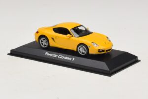 Porsche Cayman S 987 Geel Maxichamps 1:43 940065620 Metaal — afbeelding 3 van 5