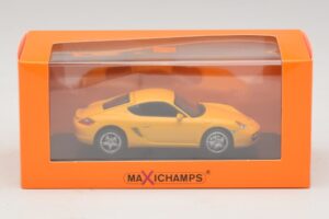 Porsche Cayman S 987 Geel Maxichamps 1:43 940065620 Metaal — afbeelding 5 van 5