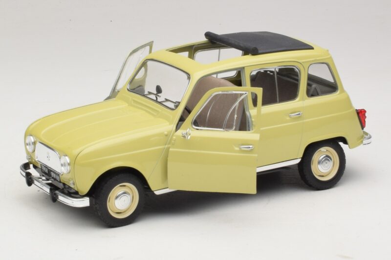 Renault 4L Geel Solido 1:18 8062 Metaal
