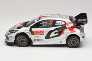 Toyota GR Yaris Rally1 #17 S. Ogier / V. Landais Rally Portugal Winner 2025 IXO 1:18 18RMC250A Metaal — afbeelding 3 van 6