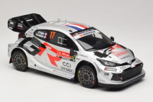 Toyota GR Yaris Rally1 #17 S. Ogier / V. Landais Rally Portugal Winner 2025 IXO 1:18 18RMC250A Metaal — afbeelding 4 van 6