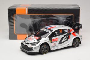 Toyota GR Yaris Rally1 #17 S. Ogier / V. Landais Rally Portugal Winner 2025 IXO 1:18 18RMC250A Metaal — afbeelding 6 van 6