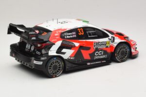 Toyota GR Yaris Rally1 #33 E. Evans / S. Martin Rally Monte Carlo 2026 IXO 1:18 18RMC269B Metaal — afbeelding 2 van 6