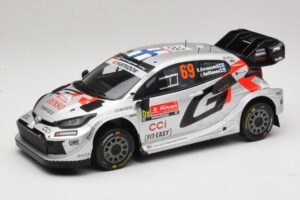 Toyota GR Yaris Rally1 #69 K. Rovanpera / J. Halttunen Rally Portugal 2025 IXO 1:18 18RMC250B Metaal