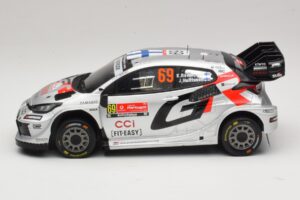 Toyota GR Yaris Rally1 #69 K. Rovanpera / J. Halttunen Rally Portugal 2025 IXO 1:18 18RMC250B Metaal — afbeelding 3 van 6