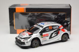 Toyota GR Yaris Rally1 #69 K. Rovanpera / J. Halttunen Rally Portugal 2025 IXO 1:18 18RMC250B Metaal — afbeelding 6 van 6