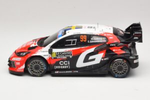 Toyota GR Yaris Rally1 #99 O. Solberg / E. Edmondson Rally Monte Carlo Winner 2026 IXO 1:18 18RMC269A Metaal — afbeelding 3 van 6